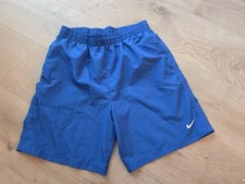 Nike Shorts Royal Blue Youth Boys Size XL X-large Pockets Athletic Pre-owned