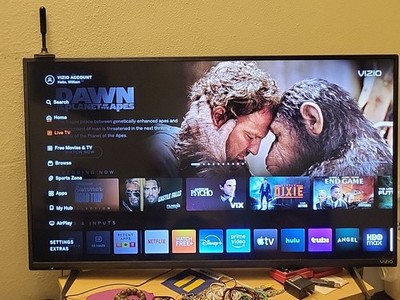 VIZIO D-Series 40'' Class 1080p Full-Array LED Smart HDTV - D40f-J09 With REMOTE.