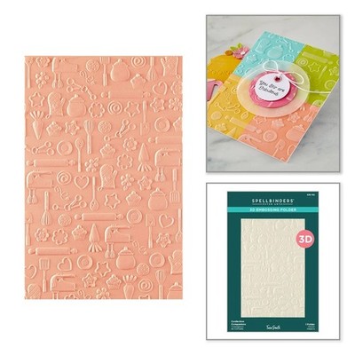 Spellbinders 3D Cut & Emboss Folder E3D-162 Confection Companions