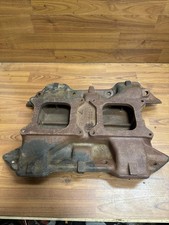 Chrysler Dodge Dual Carb Intake Manifold 1827899-1 Oem Cast 383 2x4 Dual Quad