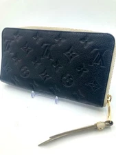 Excellent Condition Louis Vuitton Empreinte Round Zip Long Wallet