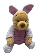 Disney Baby Plush Winnie the Pooh as Piglet Rattle Chime Soft Stuffed Animal 11  