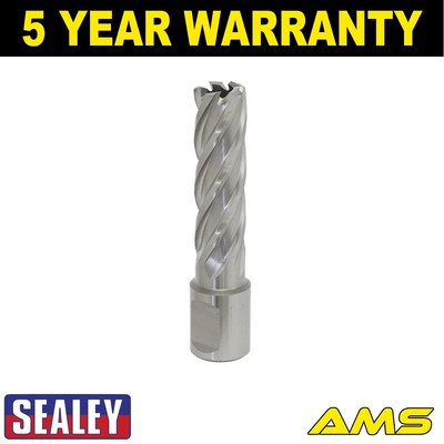 Sealey Worksafe �� 16 mm HSS Mag Bohrer Schnitttiefe 50 mm RBHSS16L