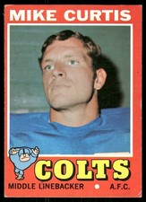 1971 Topps Mike Curtis #80 Baltimore Colts