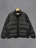 Vintage Western Mountaineering Jacket Men XL Black Flight Puffer Goose Down Y2K
