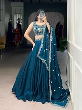 Bollywood Indian Designer Lehnga Choli Ethnic Wedding Pakistani Lehnga Choli
