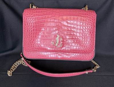 Jimmy Choo Candy Floss Pink Leather Shoulder Women's Bag