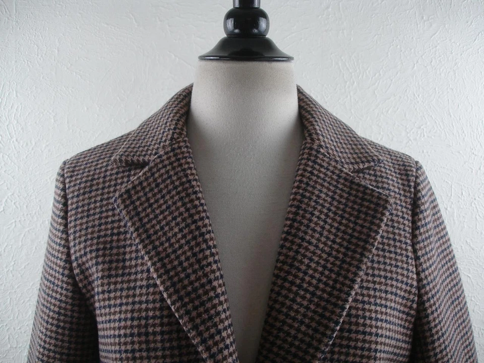 NUEVO CON ETIQUETAS $200 Para mujeres M Abercrombie & Fitch Marrón Tweed Traje Chaqueta Blazer Abrigo Deportivo Foto 2 de 4