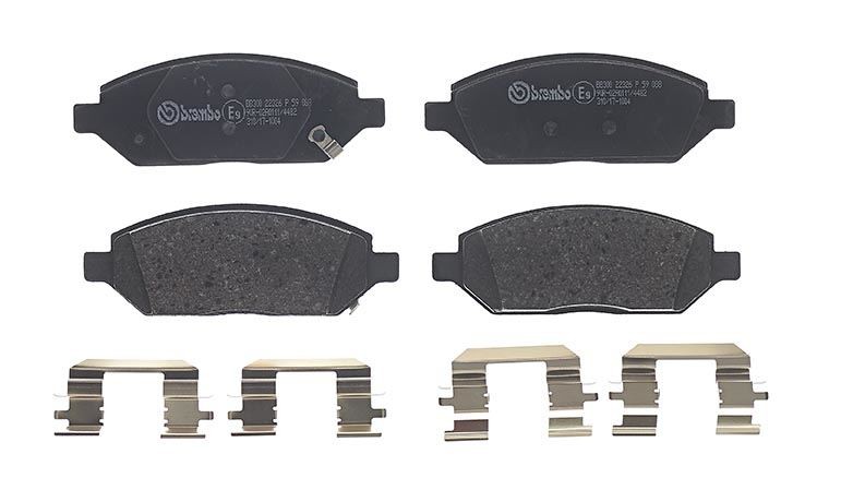 Für BREMBO P 59 088 HAM PADS. PRZEDNIE FRONT TRW OPEL/VAUXHALL - Bild 6