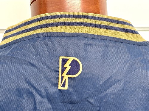 Vintage 1990’s Pro Player Daniel Young Blue Nylon Notre Dame USA Pullover~Size L - Picture 10 of 12