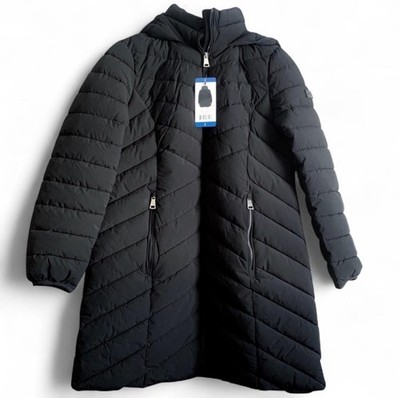 DKNY Black Puffer Coat Mid/Long New Size XL