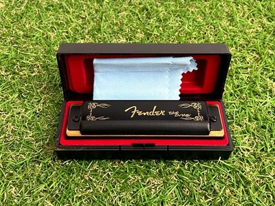 Mundharmonika D, Fender Blues DeVille diatonische 10-Loch Mundharmonika mit Koffer (A46)