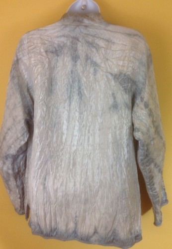 HARUBELLA SHIBORI ART TO WEAR SHIRT/JACKET- NWT SIZE LARGE - Picture 2 of 9