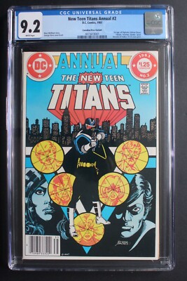 New Teen Titans Annual #2 1st VIGILANTE Peacemaker 1983 Canadian ...