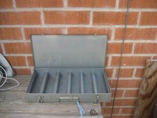 Vintage 35-mm Slide   ATCO   Metal Box Tray File Case Holder Storage USA