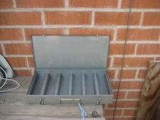 Vintage 35-mm Slide *** ATCO *** Metal Box Tray File Case Holder Storage USA