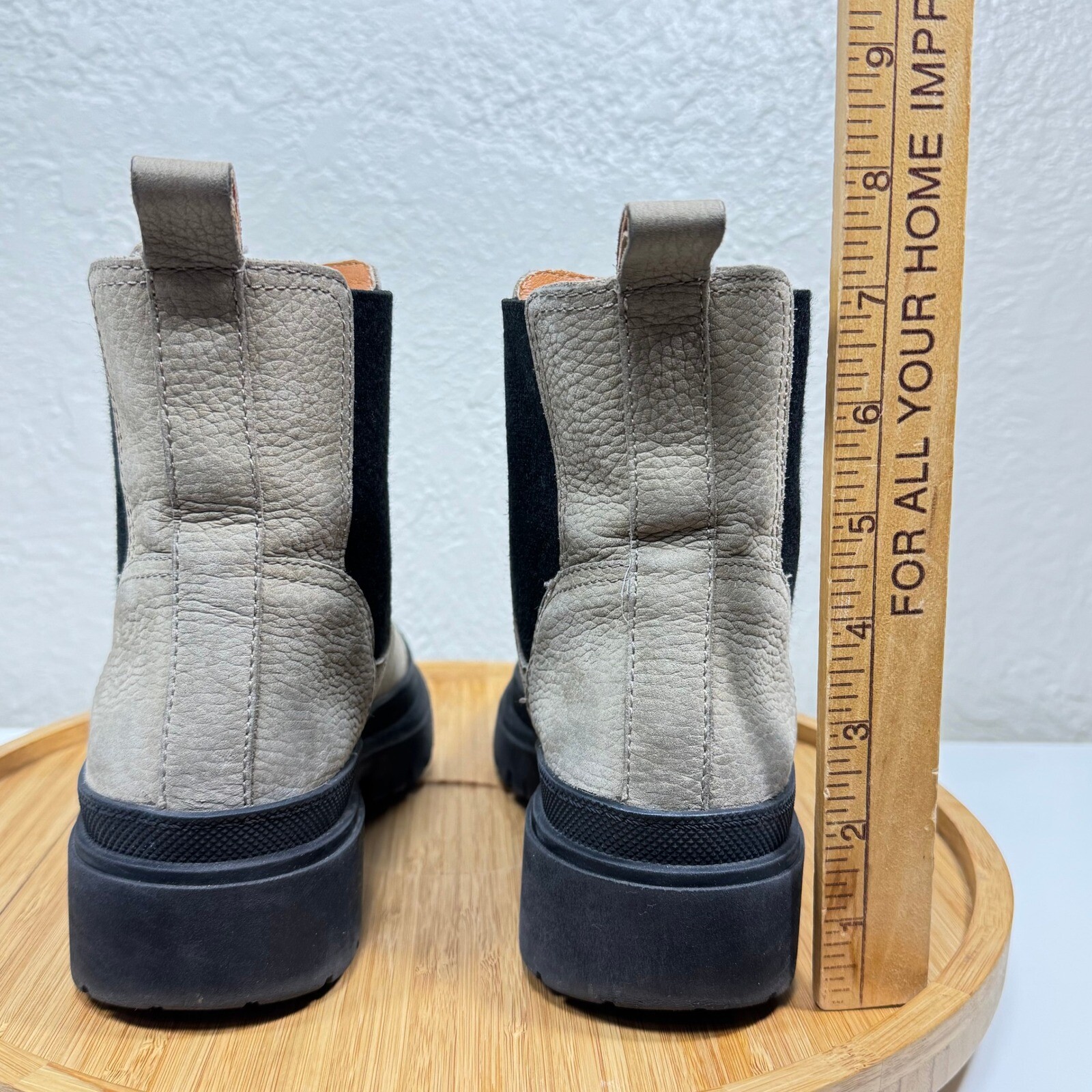 SAOLA Stivaletti Chelsea marca fortunata stivaletto 6 5 smalti estraibili suola a strappo in pelle grossa