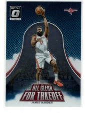 James Harden 2017-18 Panini Donruss Optic All Clear for Takeoff #10