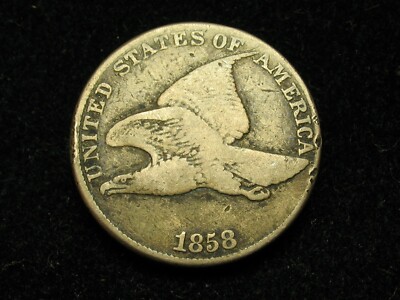 COLLECTOR SALE! VF+ 1858 FLYING EAGLE CENT *COLLECTIBLE CONDITION COIN* #220W