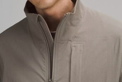 Lululemon Sojourn Windbreaker Jacket Carbon Dust Men Size XL New - Picture 2 of 5