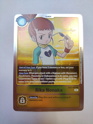Rika Nonaka EX2-060 Digimon Card Game Rare