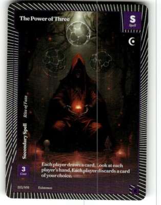 Wonders of the First The Power of Three Classic Foil Rare NM