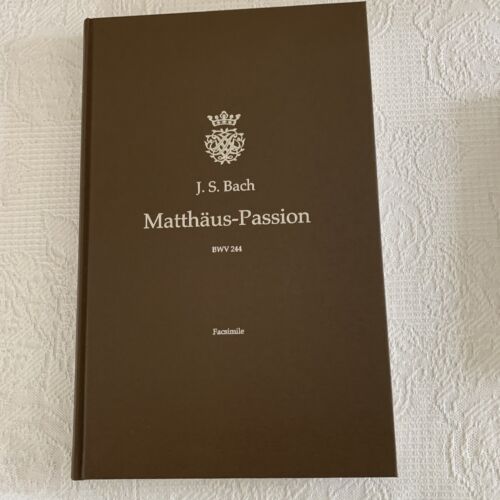 J. S. Bach, Matthäus-Passion. Faksimile des Autographs. - Photo 1/5