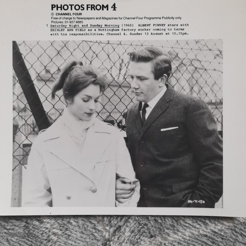 shirley anne field Saturday night and Sunday morning.Channel 4 publicity photox2 - Picture 3 of 4