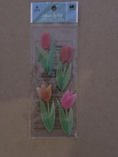 Rare Jolee s Tulip Easter Scrapbook Stickers