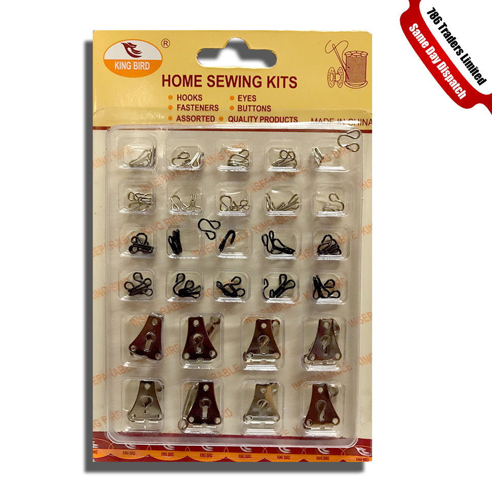 Sewing Hooks and Eyes Sewing Hooks and Eyes Set Sliver Cord Spring