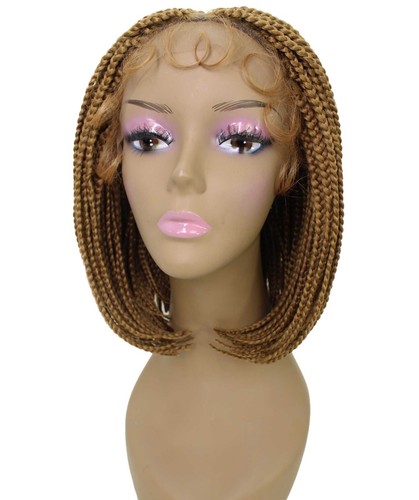 LUXLUXE Tiara gerade 12 Zoll lang 4X4 handgebundene Spitze geflochtene Perücke, BLB-0140 - Bild 49 von 128