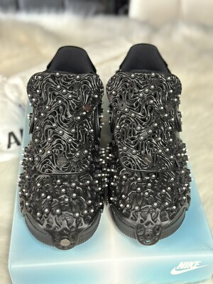 WOMEN'S NIKE AIR FORCE 1 LOW SWAROVSKI BLACK SIZE 9 | eBay