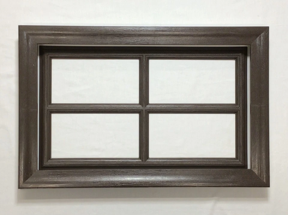 Kit de ventana de puerta de garaje marrón oscuro Amarr panel corto marco insertar opciones de vidrio Foto 3 de 4