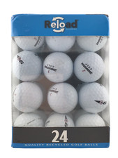Reload Recycled Golf Balls 24 Pack of Callaway Golf Balls One Size White