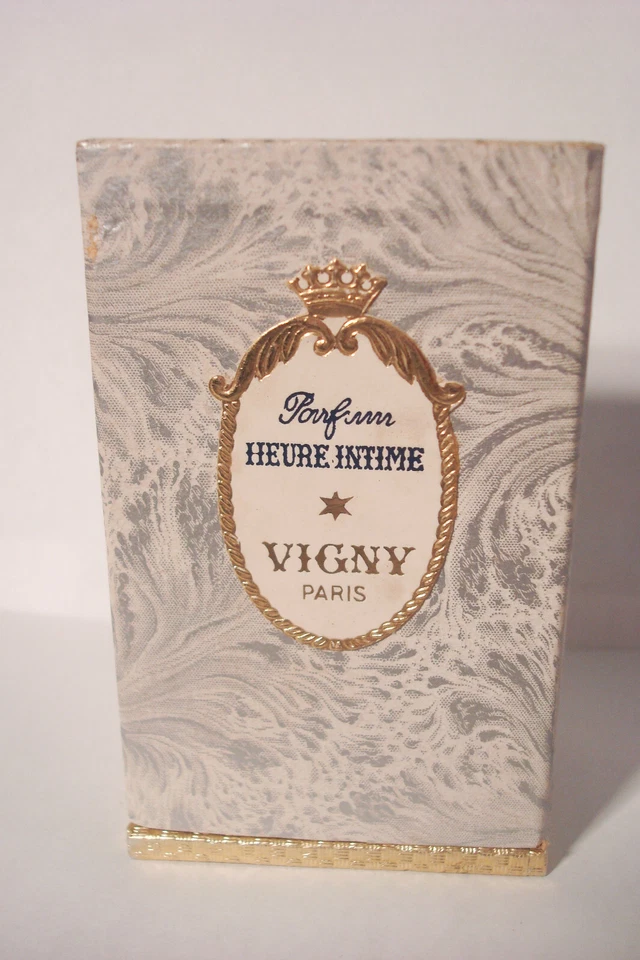 ancien flacon parfum HEURE INTIME de VIGNY boite LUXE vintage - Photo 3/4