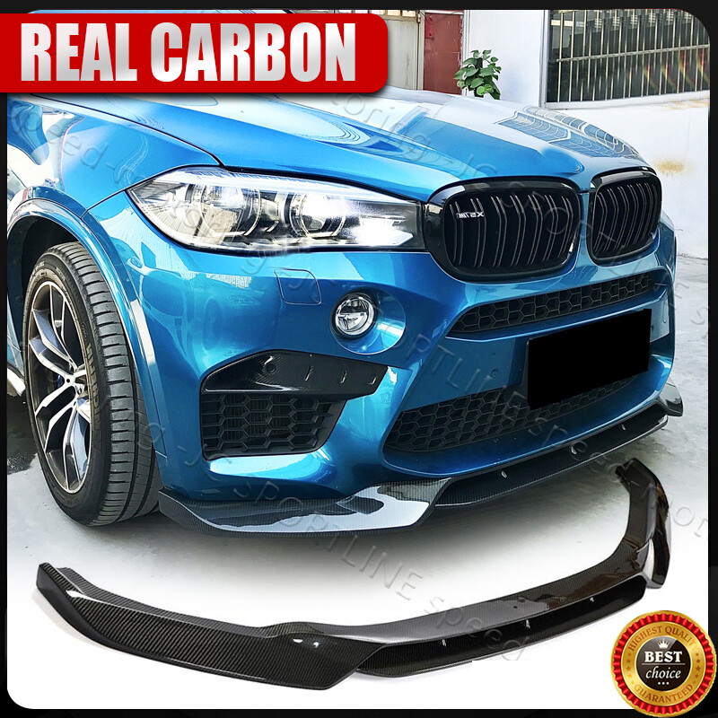 Fits BMW X5M F85 X6M F86 2014-18 REAL Carbon Fiber Front Bumper