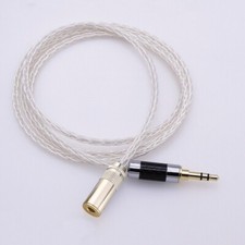 3.5mm 2.5mm 4.4mm Male to Female 5N PCOCC Silver Plated AUX Cable Audio Adapter