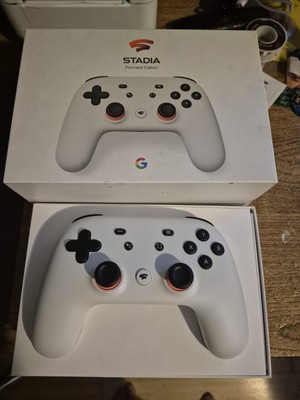 Google Stadia H2B Premiere Edition Controller - Clearly White (GA00722US)