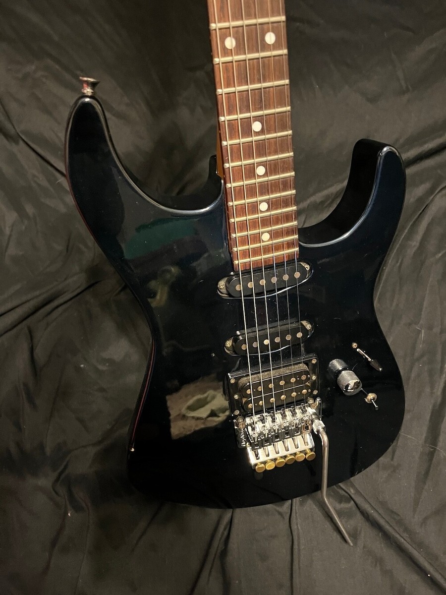 Vintage Kramer JK 3000 Guitar Blue H/S/S Floyd Rose W/Case