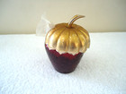 Vintage Avon Strawberry Shaped Red Glass Jar With Spoon " BEAUTIFUL COLLECTIBLE — photo 7