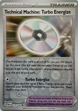 179/182 TECHNICAL MACHINE: TURBO ENERGIZE REVERSE HOLO PARADOX RIFT POKEMON CARD