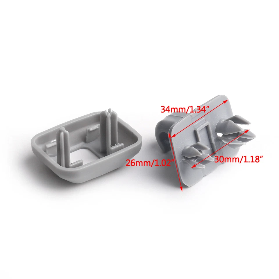 Grey Sun Visor Clip 8E0857562A fits for Audi A3 A4 A5 Q5 A7 B6 B7 B8 S4 S5 .. Foto 4 de 4