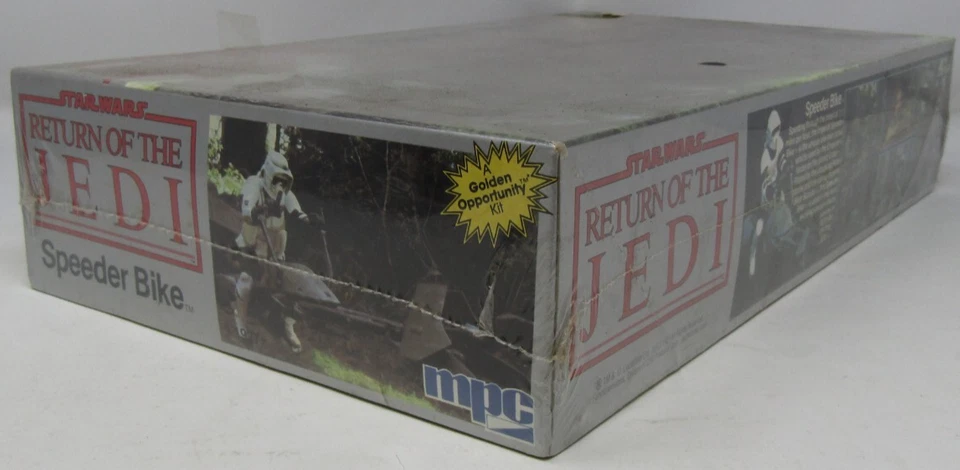 MPC 1983 Star Wars Return of the Jedi Speeder Bike Model Kit Sealed - Image 2 of 3