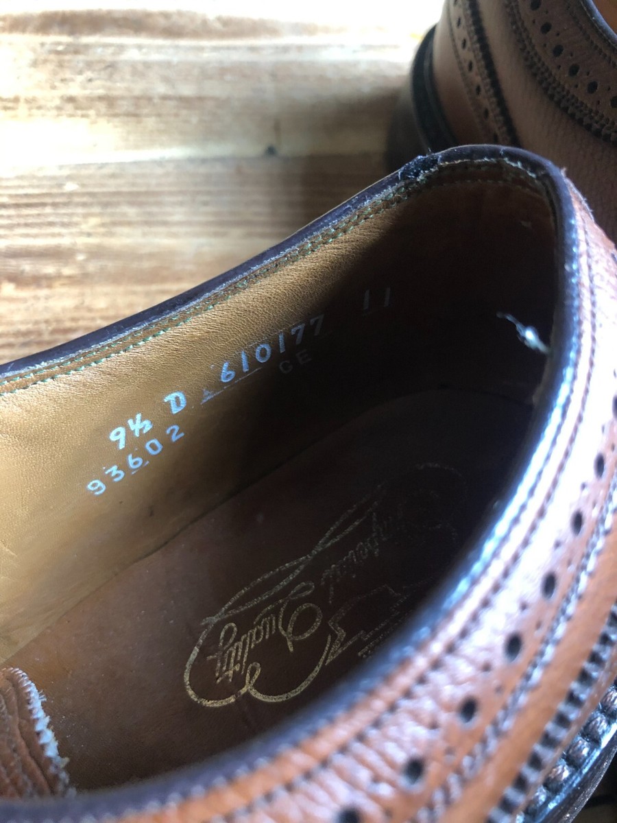 florsheim imperial pebble wingtip kenmoor VTG Sz 9.5 D # 93602 | eBay