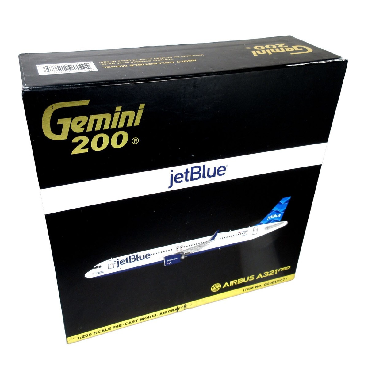 EMPTY BOX! JetBlue Airbus A321 neo 1:200 Scale Diecast N4058J
