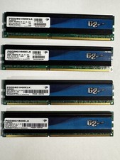 PATRIOT G2 SERIES 16GB 4X4GB DDR3-1600MHz PC3-12800 1.5V UDIMM PGD38G1600ELK