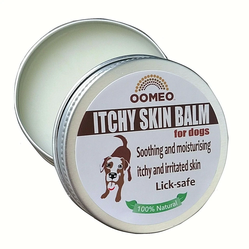 Dog Itchy Skin Paws Balm Cream Rash irritation soothe relief Hemp oil tea tree