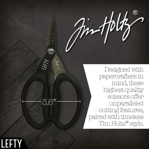 Tonic Studios 7in Left Handed Titanium Snips Tim Holtz Non-Stick Micro Serrat... - Picture 5 of 9