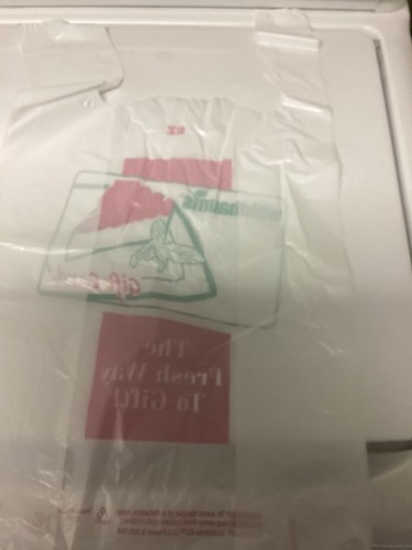 4 Vintage Waldbaums Grocery Store Plastic Reusables T Shirt Bags Pathmark Merger - 第 3/3 張圖片