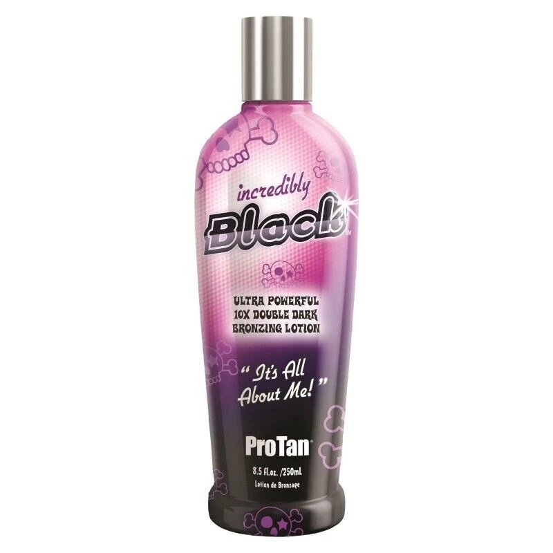PRO TAN INCREDIBLY BLACK DARK SUNBED TANNING LOTION CREAM +FREE REUSABLE GOGGLES